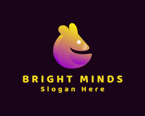 Gradient Mouse Rodent Logo