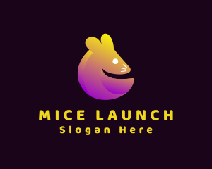 Gradient Mouse Rodent logo