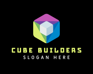 Generic 3D Cube Technology logo