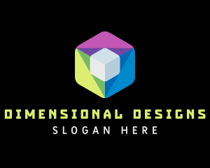 Generic 3D Cube Technology logo design