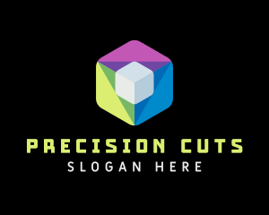 Generic 3D Cube Technology logo design