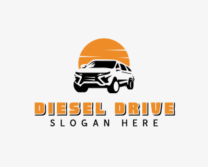 Car SUV Driving logo design