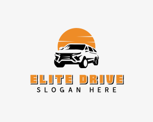 Car SUV Driving logo design