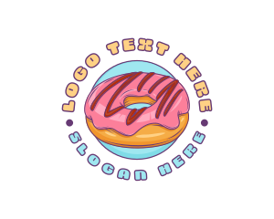 Donut Pastry Dessert logo