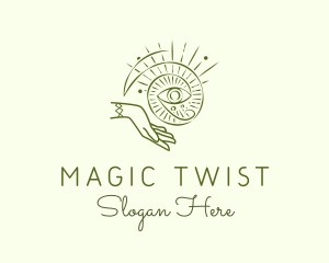 Mystical Eye Tarot logo design