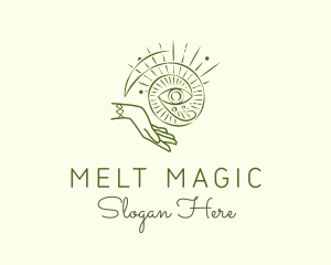 Mystical Eye Tarot logo design