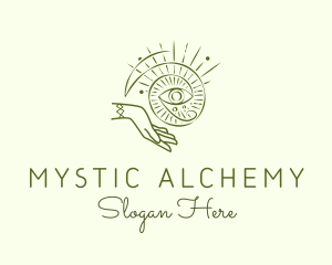 Mystical Eye Tarot logo design