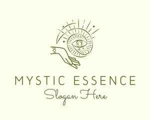 Mystical Eye Tarot logo design