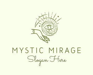 Mystical Eye Tarot logo design