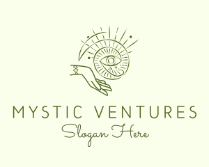 Mystical Eye Tarot logo design