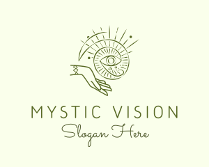 Mystical Eye Tarot logo design