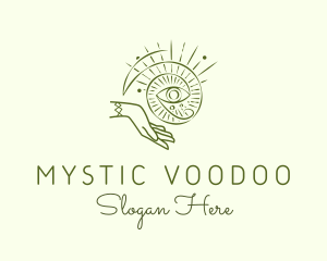 Mystical Eye Tarot logo design