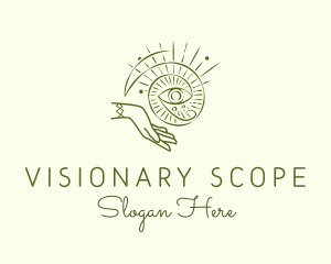 Mystical Eye Tarot logo design