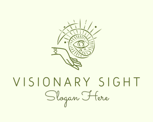 Mystical Eye Tarot logo design