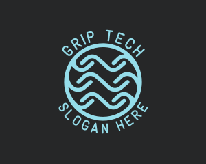 Tech Wave Company logo design