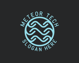 Tech Wave Company logo design