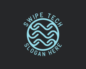 Tech Wave Company logo design