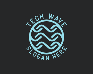 Tech Wave Company logo design