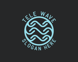 Tech Wave Company logo design