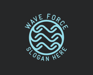 Tech Wave Company logo design