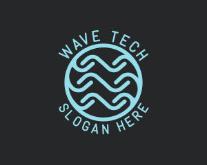 Tech Wave Company logo design