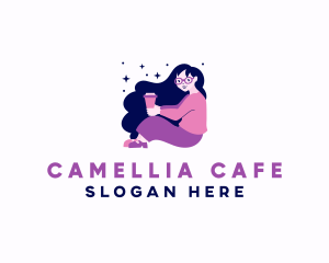 Coffee Girl Cafe logo design