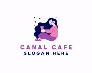 Coffee Girl Cafe logo design