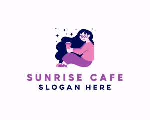 Coffee Girl Cafe logo design