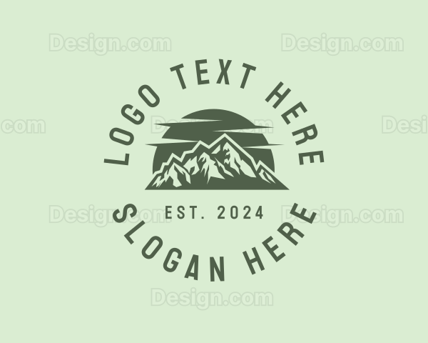 Peak Mountain Scenery Logo