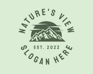 Peak Mountain Scenery logo