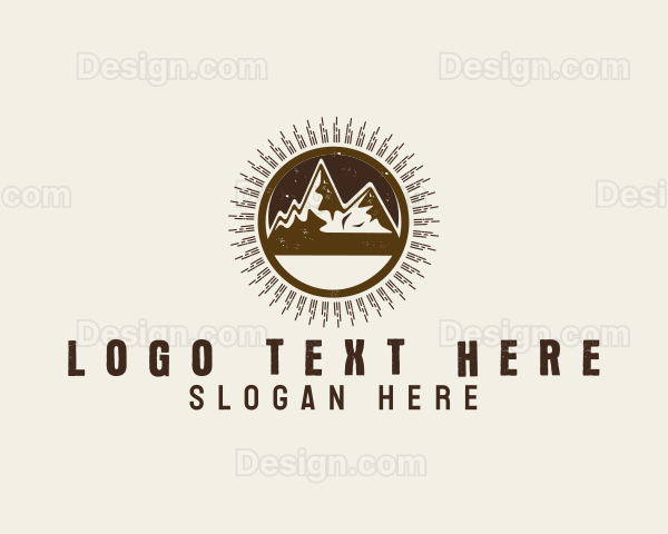 Mountain Peak Camping Logo