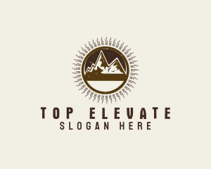 Mountain Peak Camping logo design