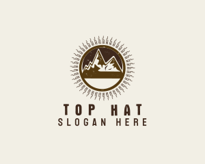 Mountain Peak Camping logo design