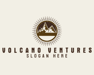 Mountain Peak Camping logo design