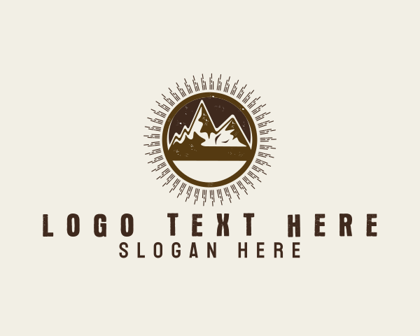 Hiking logo example 2