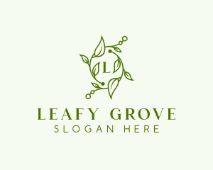 Wellness Herbal Leaves logo design