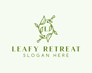 Wellness Herbal Leaves logo design