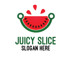 Tech Watermelon Slice logo