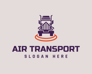 Truck Transport Shipping logo design