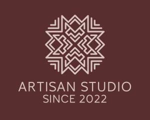 Artisan Textile Pattern logo design