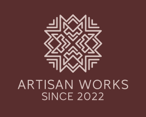 Artisan Textile Pattern logo design