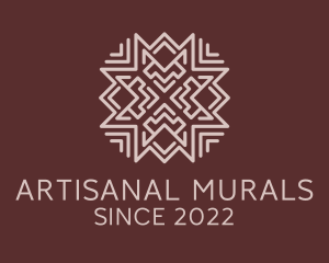 Artisan Textile Pattern logo design