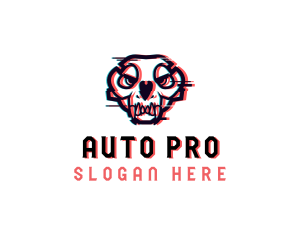 Glitch Skull Fang logo