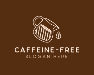 Coffee Pitcher Cafe logo design