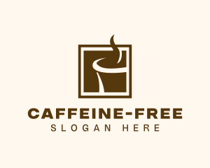 Hot Brewed Coffee Cafe logo design