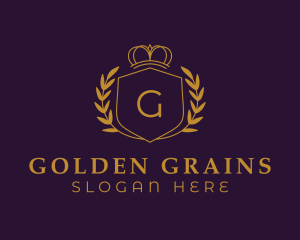 Golden Shield Academy logo design