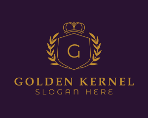 Golden Shield Academy logo design