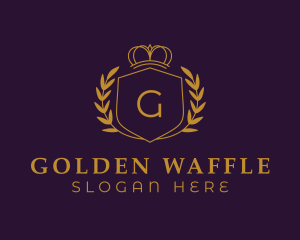 Golden Shield Academy logo design