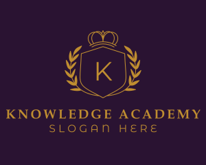 Golden Shield Academy logo design