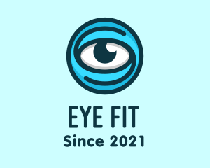 Blue Eye Ball logo design